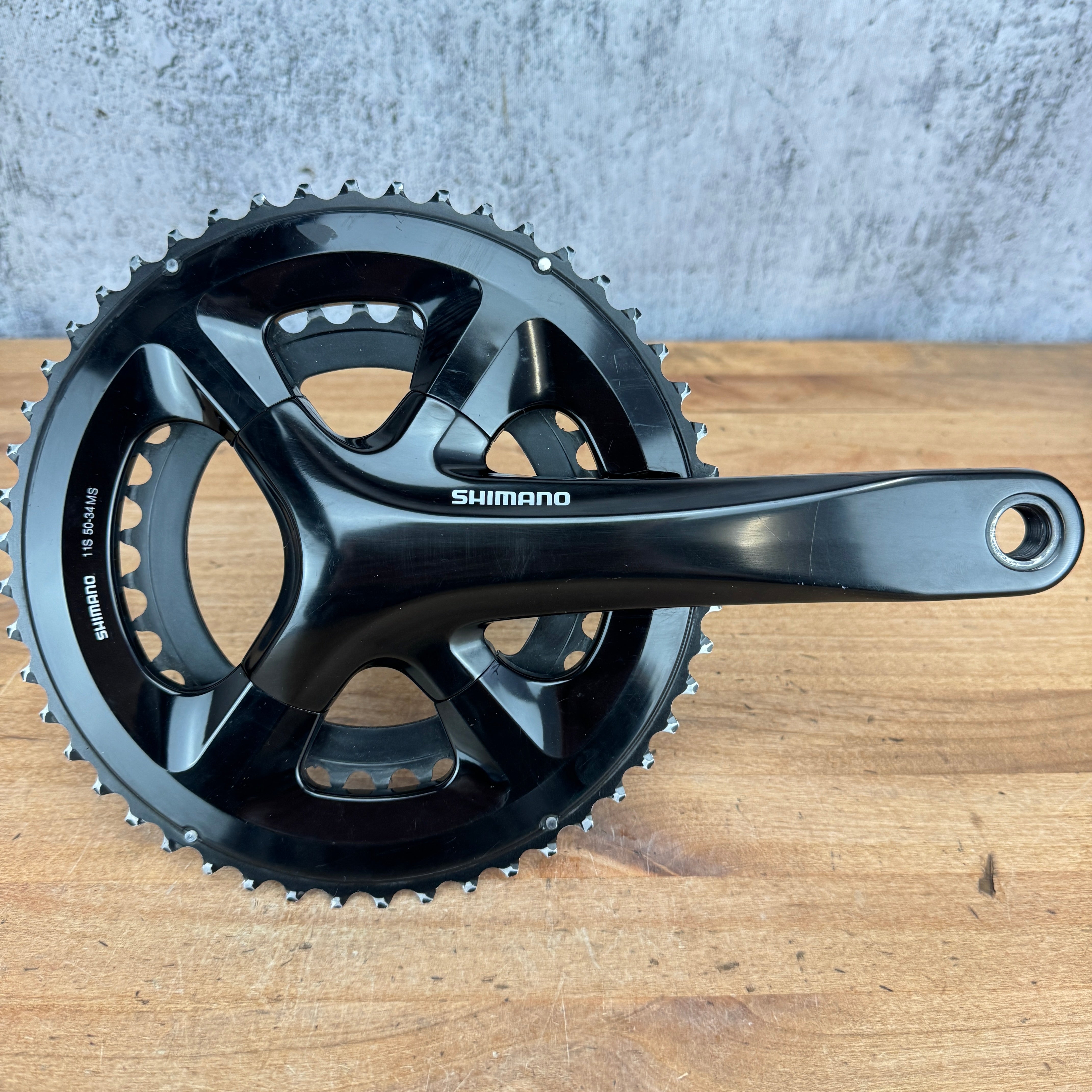 Shimano FC-RS510 175mm 24mm 50/34t 11-Speed Alloy Bike Crankset 417g –  CyclingUpgrades.com