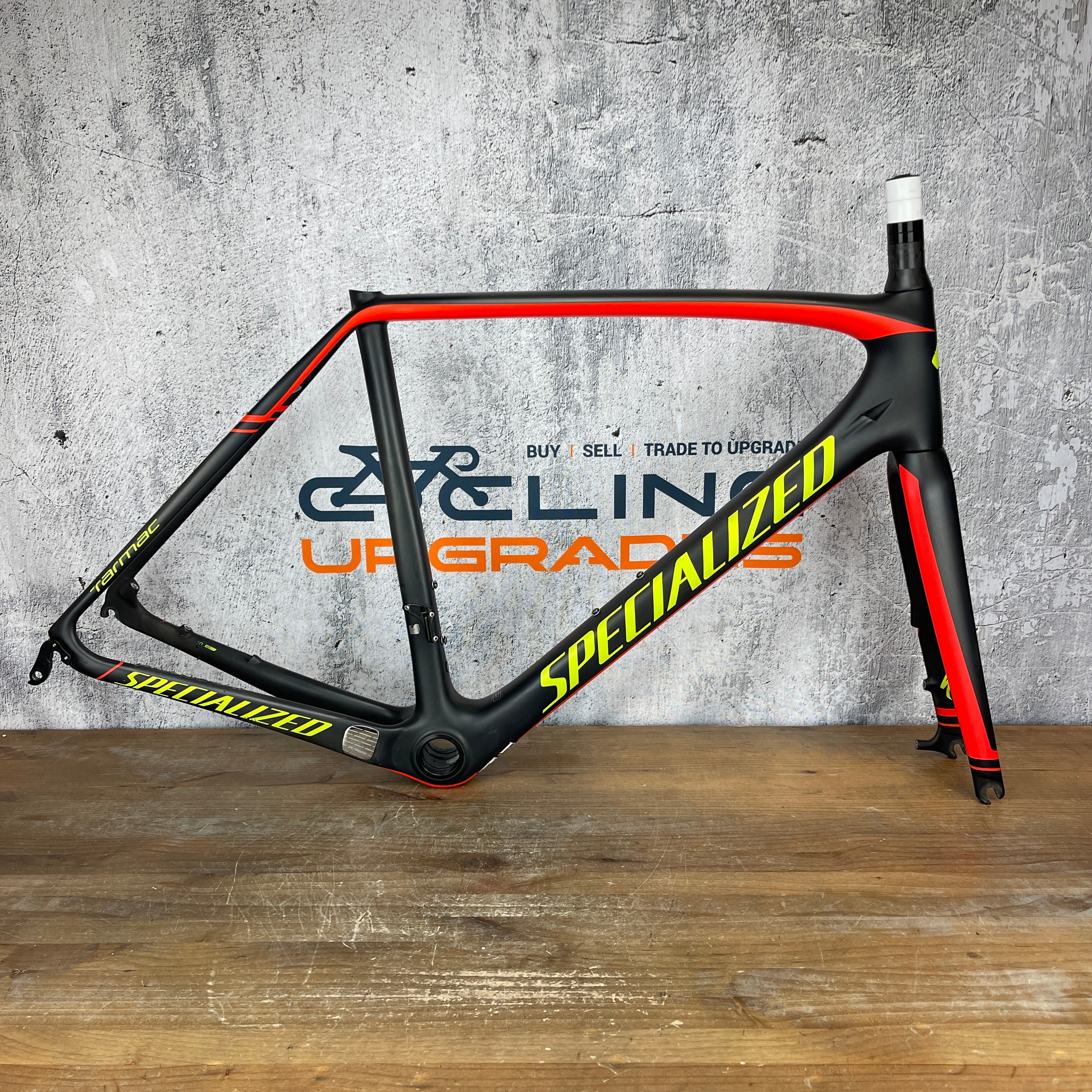 2015 Specialized Tarmac SL5 56cm QR Post-Mount Disc Carbon Frameset 70 –  CyclingUpgrades.com