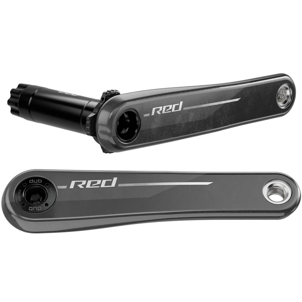 New! 2024 SRAM Red AXS E1 172.5mm DUB Carbon Crankset Crank Arms 315g –  CyclingUpgrades.com