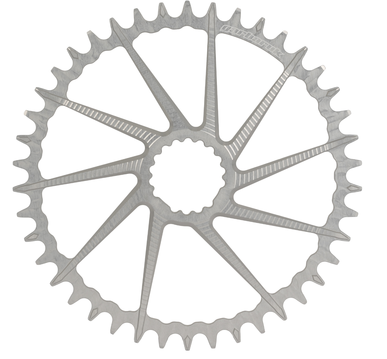 New! Garbaruk 1x 46t Direct Mount Road/Gravel Silver Bike Chainring 90g