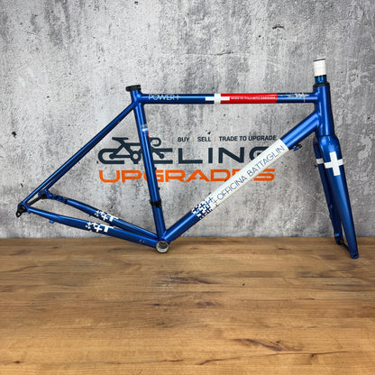 Low Mile! 2018 Officina Battaglin Power+ Disc Medium 54cm Columbus HSS Frameset