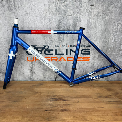 Low Mile! 2018 Officina Battaglin Power+ Disc Medium 54cm Columbus HSS Frameset