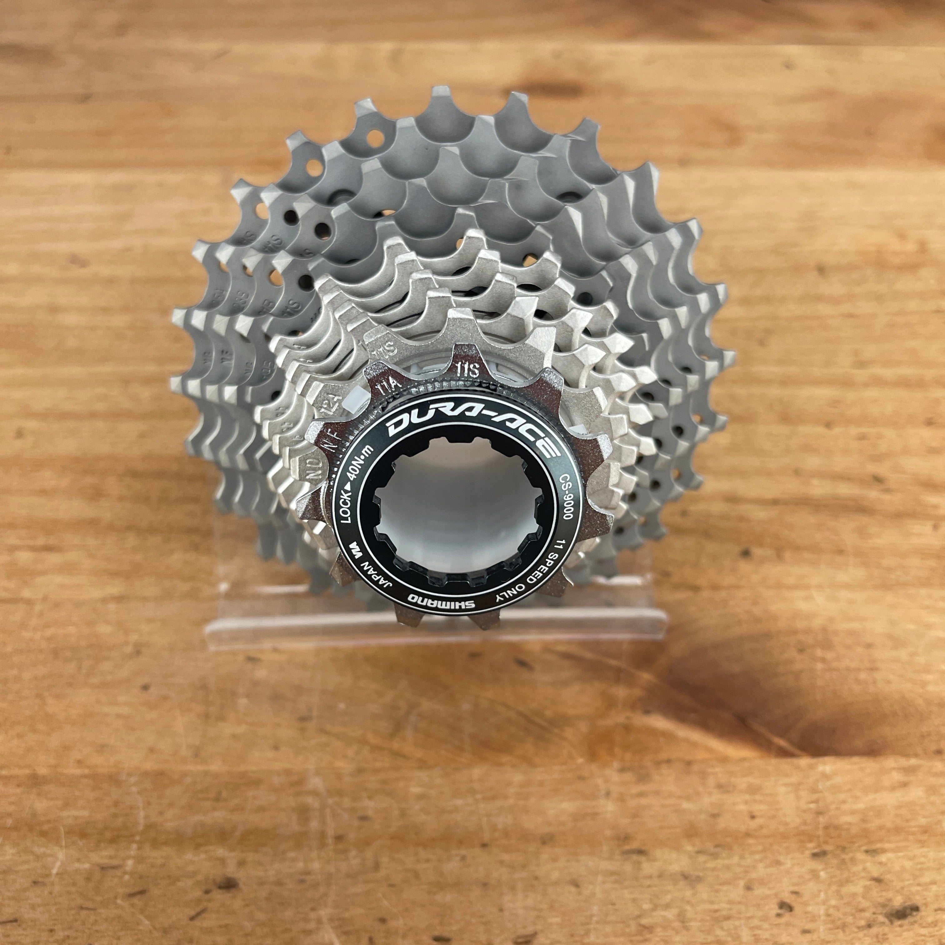 New! Shimano Dura Ace CS-9000 11-25t 11-Speed Bike Cassette 180g –  CyclingUpgrades.com