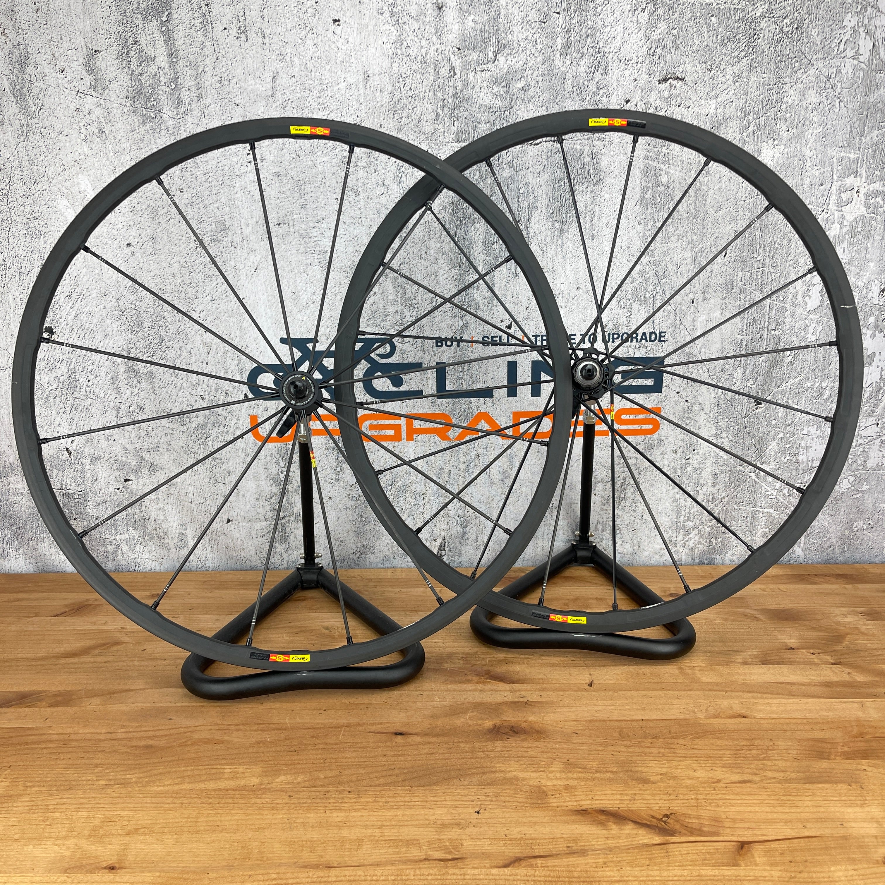 Low Mile! Mavic SSC R-SYS SLR Exalite Alloy Clincher Wheelset 700c