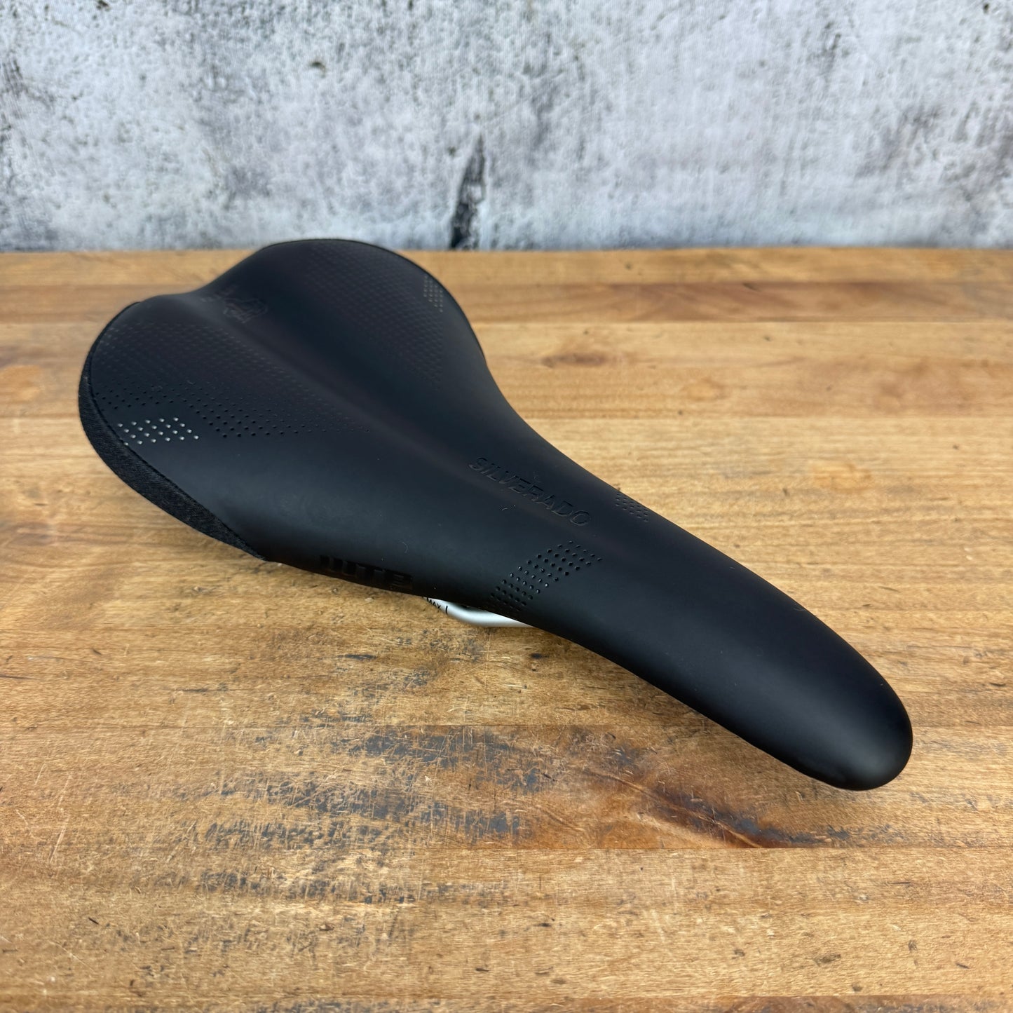 Low Mile! WTB Silverado 145mm 7x7mm CrMo Rails Bike Saddle 255g