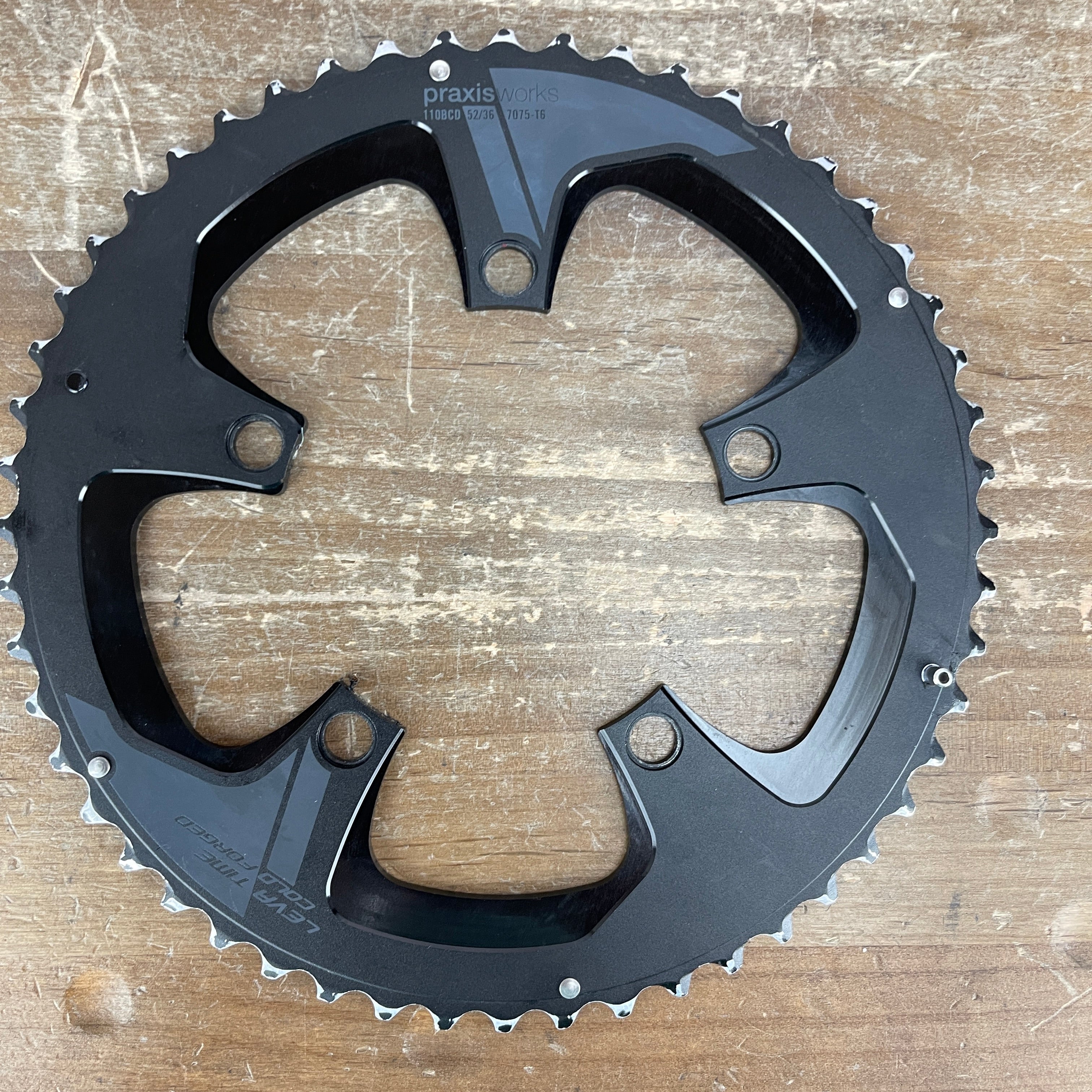 PraxisWorks Buzz Cold Forged 52/36t 110 BCD Road Bike Chainrings 175g –  CyclingUpgrades.com