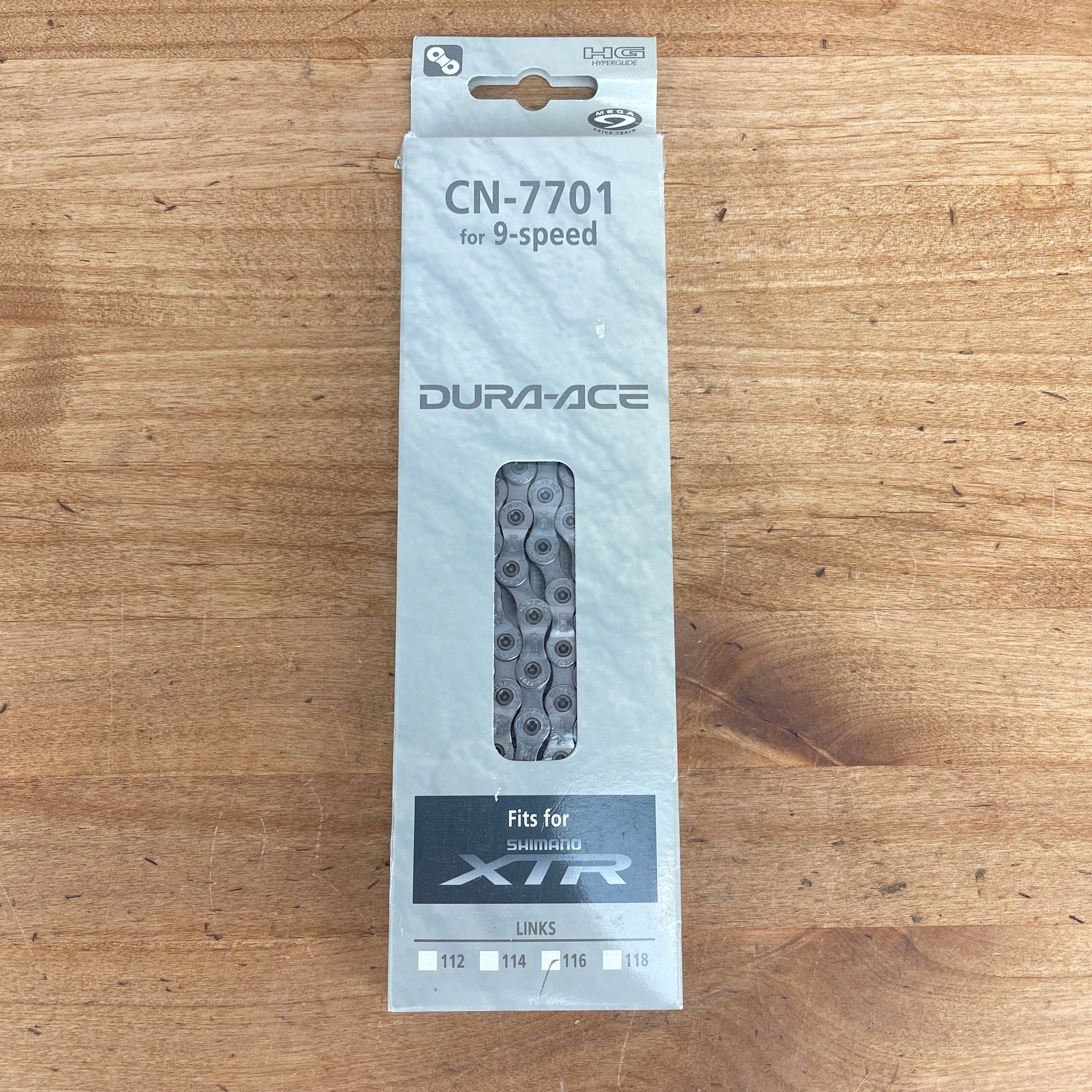 New Shimano Dura Ace CN 7701 9 Speed 116 Links Road Bike Chain