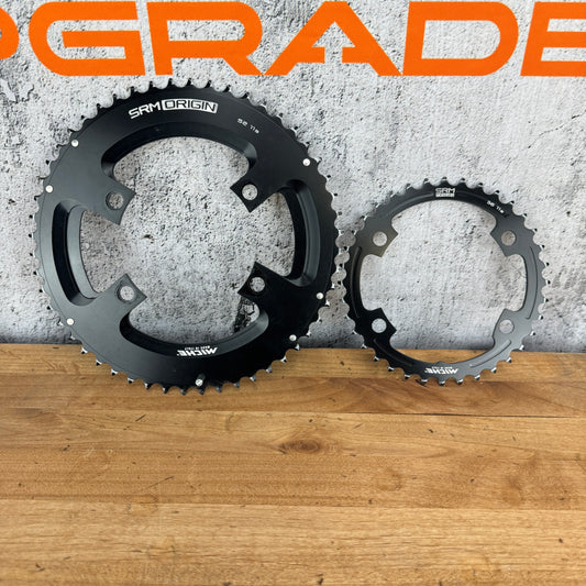 SRM Origin Road 52/36t 11-Speed 4-Bolt 110BCD Pair Chainrings 200g