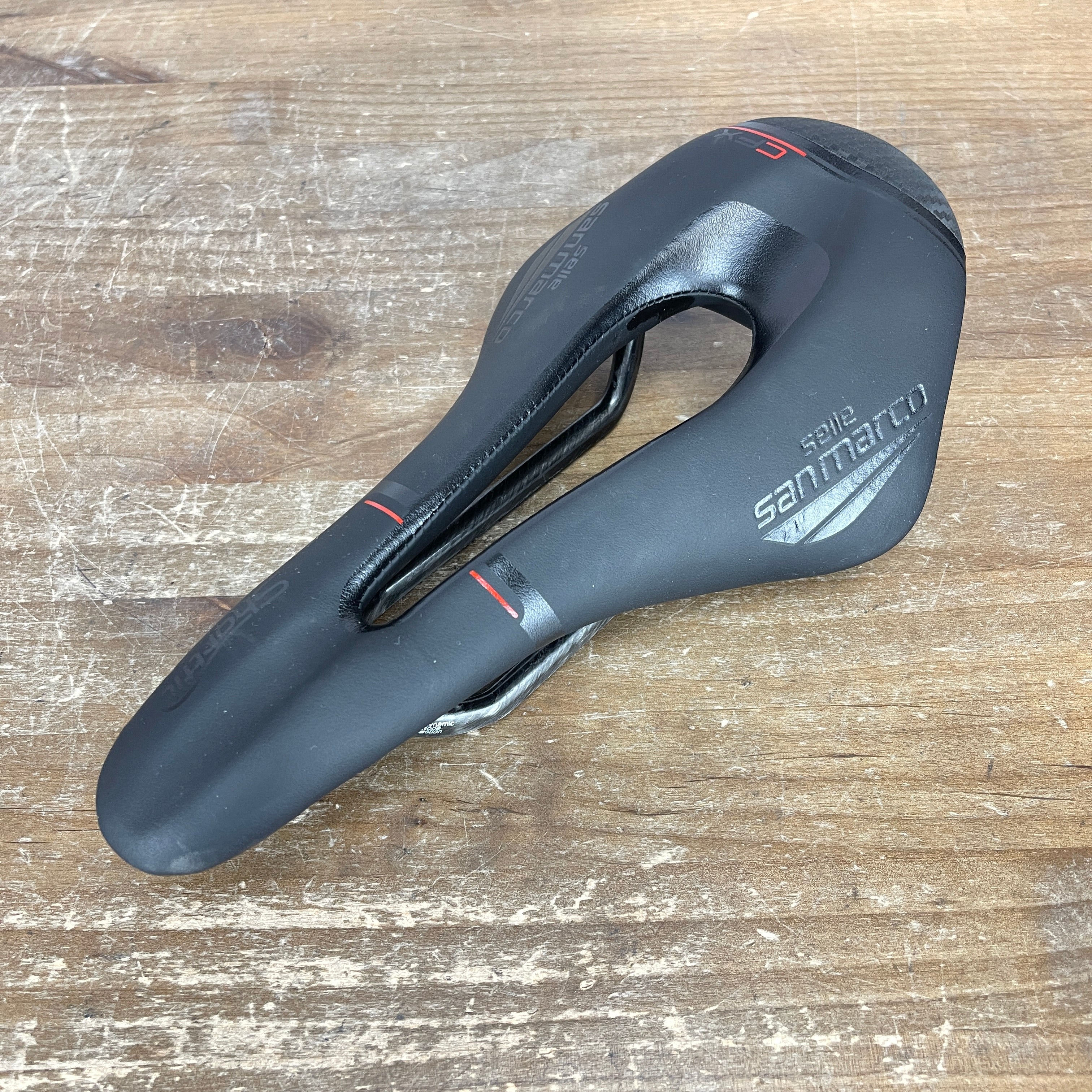 Selle San Marco CFX Short Fit 7x10mm Carbon Rails 130mm Carbon