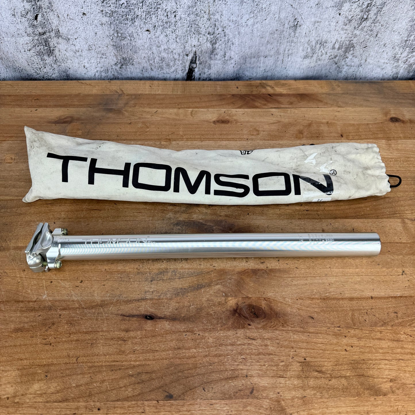 Thomson Elite SP-E127 410mm x 30.9mm Silver Alloy Bike Seatpost 269g