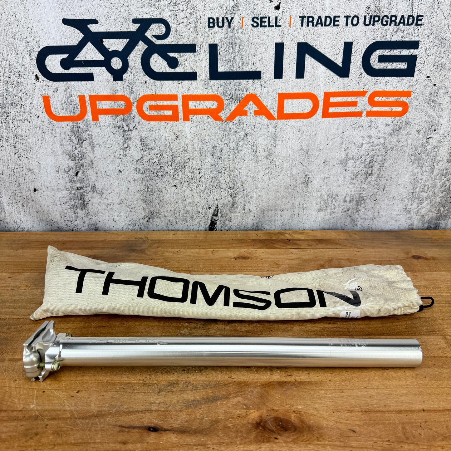 Thomson Elite SP-E127 410mm x 30.9mm Silver Alloy Bike Seatpost 269g