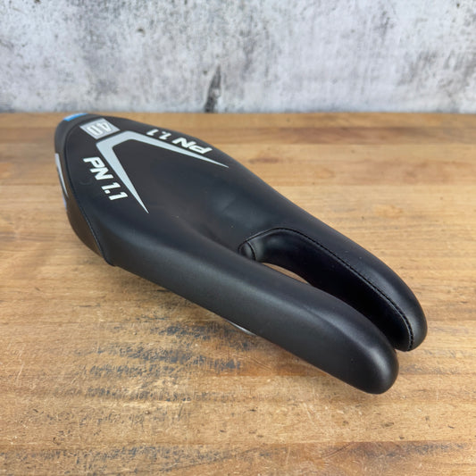 Low Mile! ISM PN 1.1 110mm 7x7mm Steel Rails TT/Triathlon Bike Saddle 386g