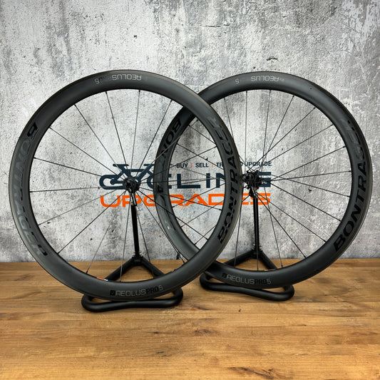 Mint! Bontrager Aeolus Pro 5 Carbon Tubeless Wheelset 700c Rim Brake 1724g