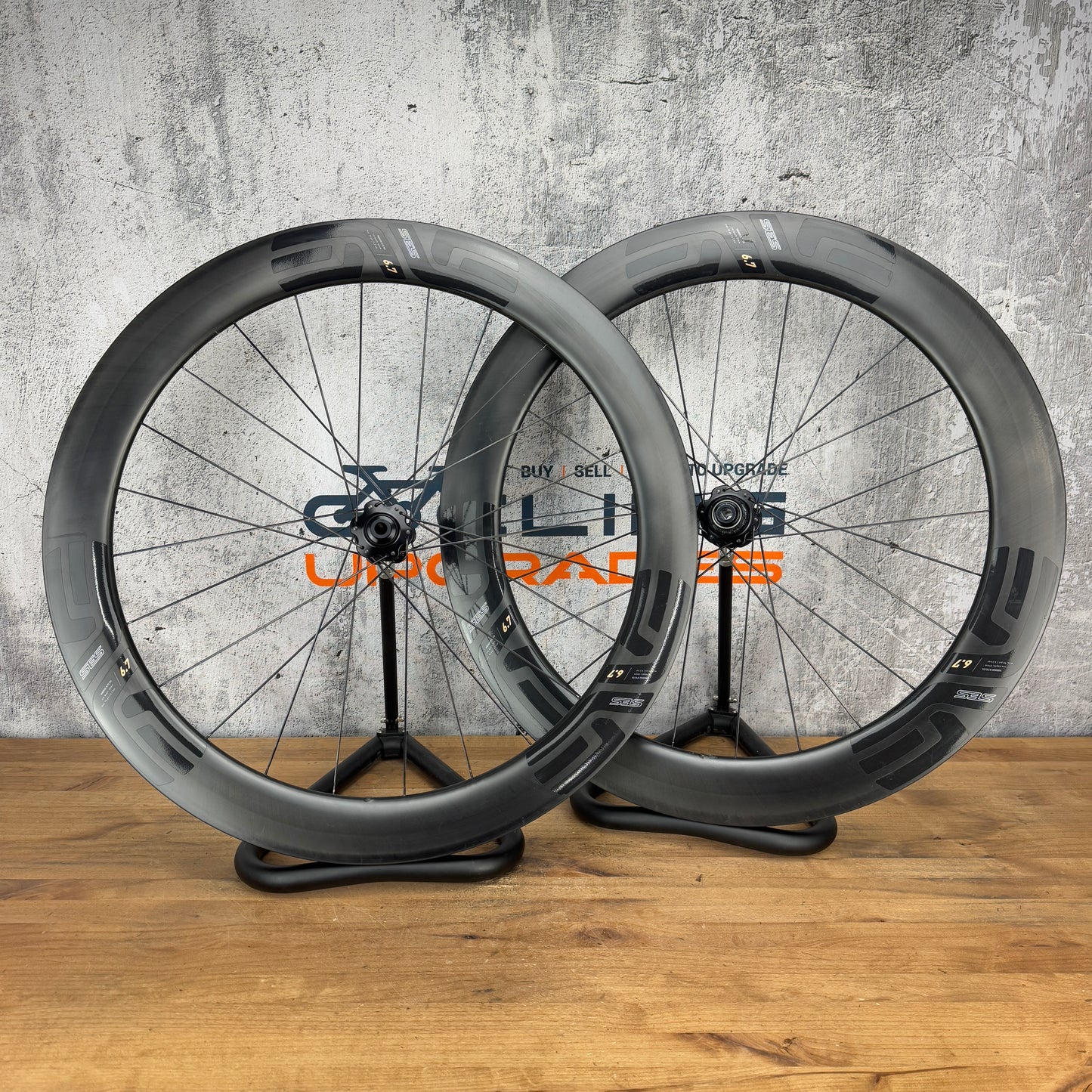 2023 Enve SES 6.7 Carbon Tubeless Disc Brake Wheelset 700c 1539g Kogel Ceramic