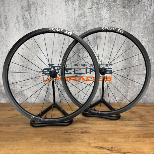 Mint! DT Swiss GRC 1100 Dicut 30 Carbon Tubeless Gravel Wheelset DT 180 Ceramic