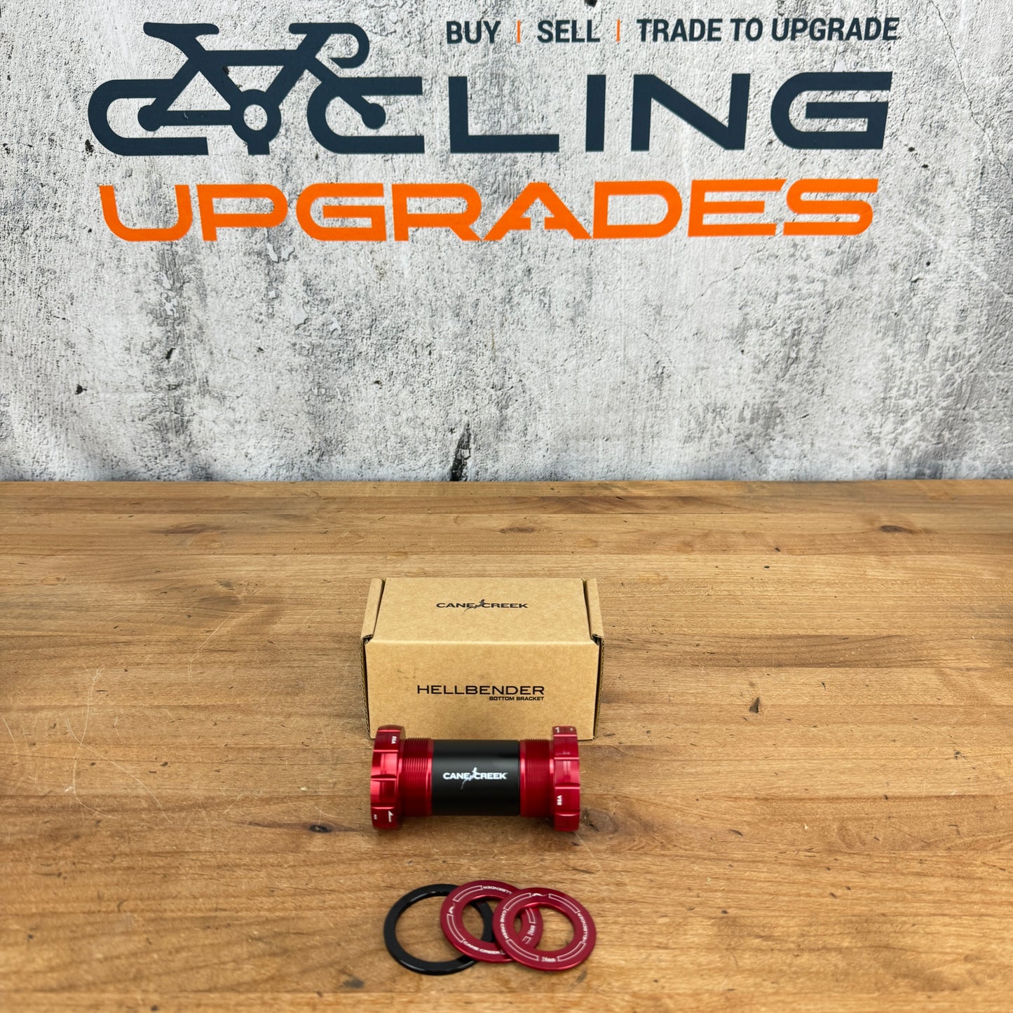 New! Cane Creek Hellbender 70 BSA Threaded 24mm BAI0186 Red Bottom Bracket