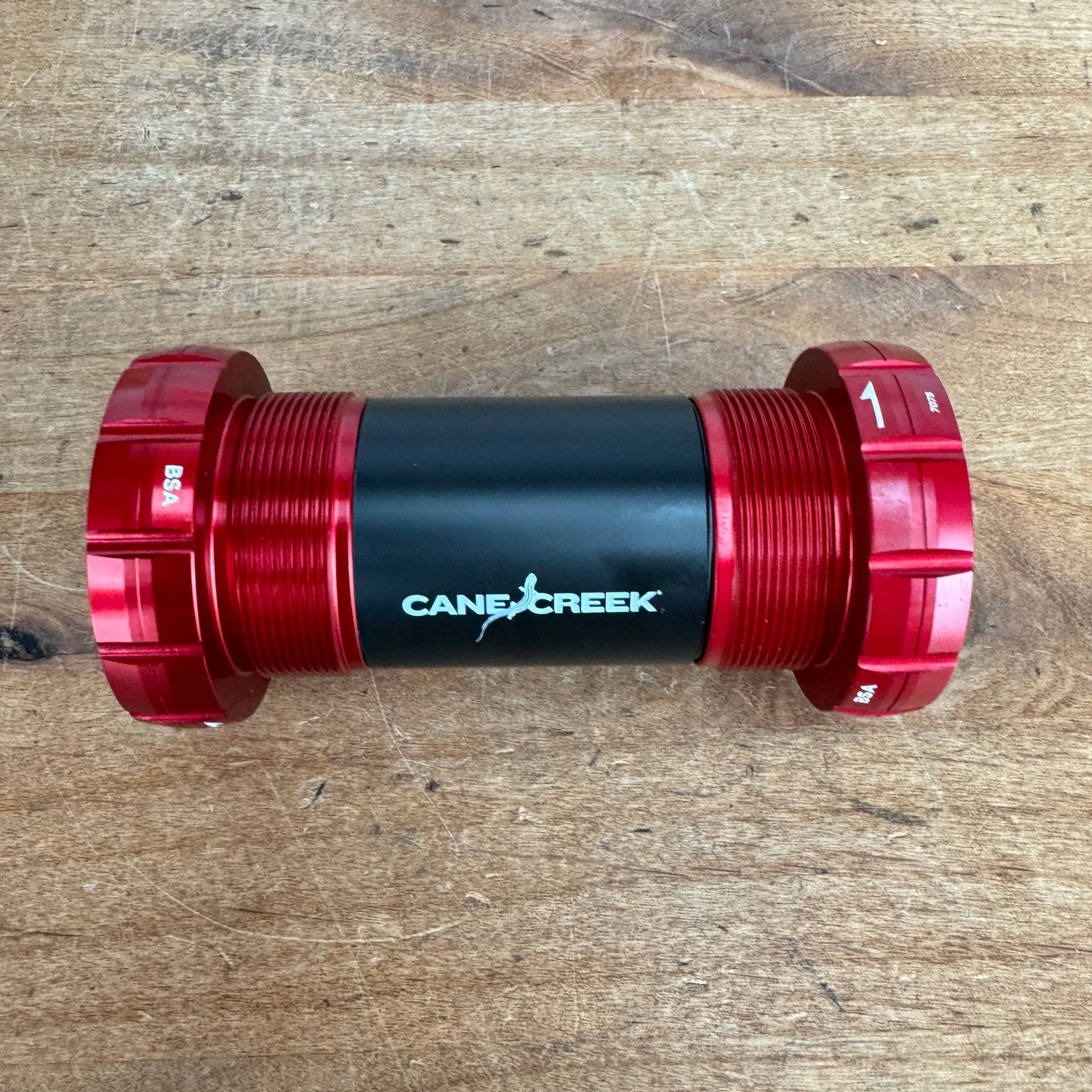 New! Cane Creek Hellbender 70 BSA Threaded 24mm BAI0186 Red Bottom Bracket