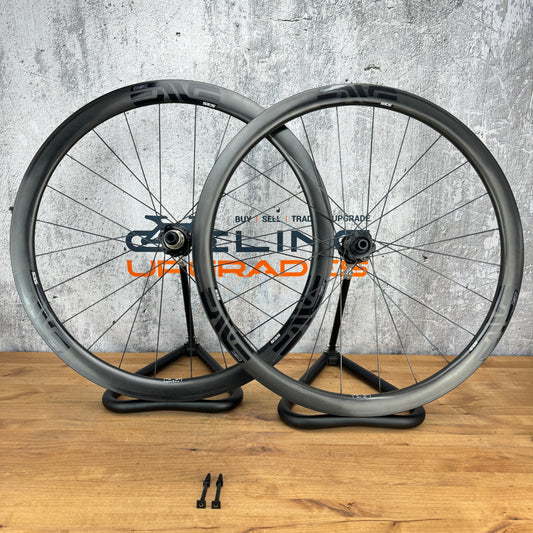 Low Mile! 2020 Enve SES 3.4 Carbon Disc Brake Tubeless Bike Wheelset 700c 1444g