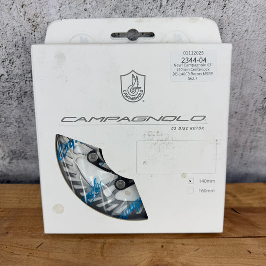 New! Campagnolo 03 140mm Centerlock DB-140C3 Disc Brake Rotor