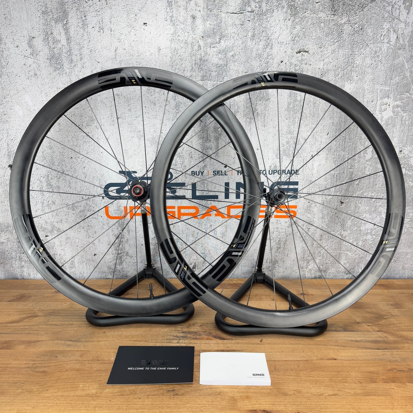 New! 2024 Enve SES 3.4 Innerdrive Carbon Disc Brake Wheelset 700c MSRP $2850