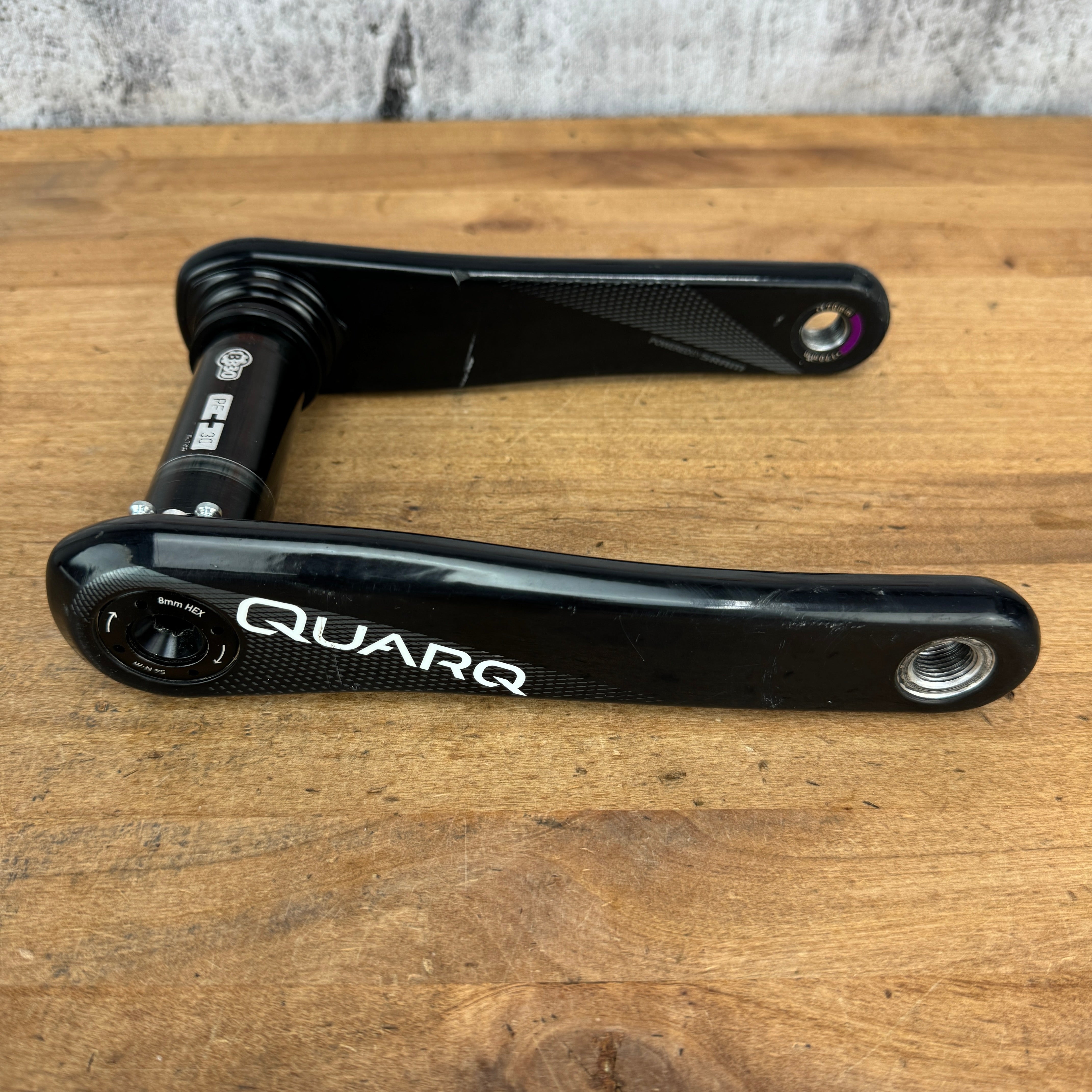 SRAM Quarq Carbon 170mm 8 Bolt Direct Mount Crankset Crank Arms 30mm S CyclingUpgrades