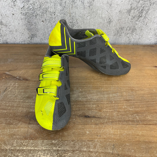 Bontrager XXX EU 41 US 8 3-Bolt Visibility Yellow Road Bike Men's Cycling Shoes