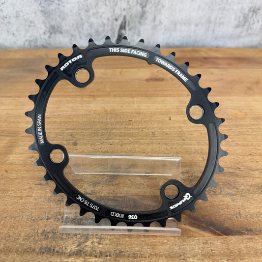 New Takeoff! Rotor Q-Ring 36t 110 BCD 4-Bolt 1x Bike Chainring 38g