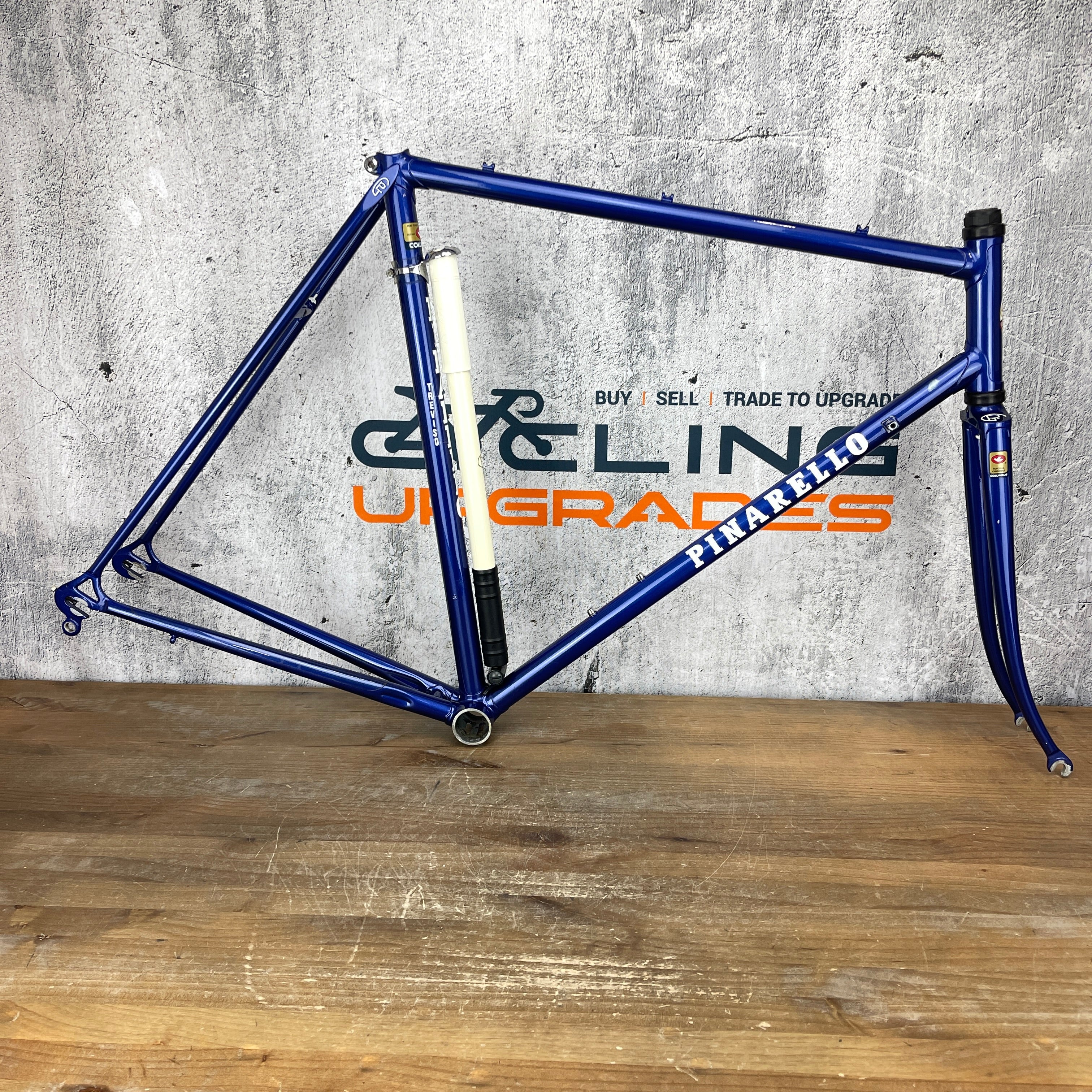 Pinarello Super Record Special 55x56 Rim Brake Columbus SL Steel Frame CyclingUpgrades