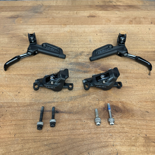 New Takeoff! SRAM Level TLM Post Mount Hydaulic Disc Brake Levers + Calipers Set