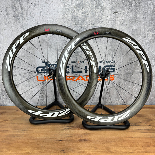 Zipp Firecrest 404 650c 77/177 Hubs Carbon Clincher Road Bike Wheelset 1582g