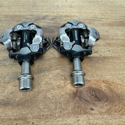 Low Mile! Shimano Deore XT PD-M8100 Clippless Mountain Bike Pedals 34g