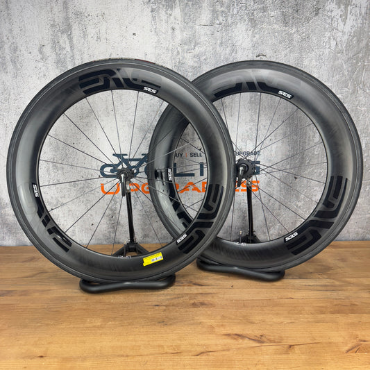 New Enve SES 7.8 Carbon Tubular TT/Triathlon Wheelset 700c Rim Brake Carbon Hubs