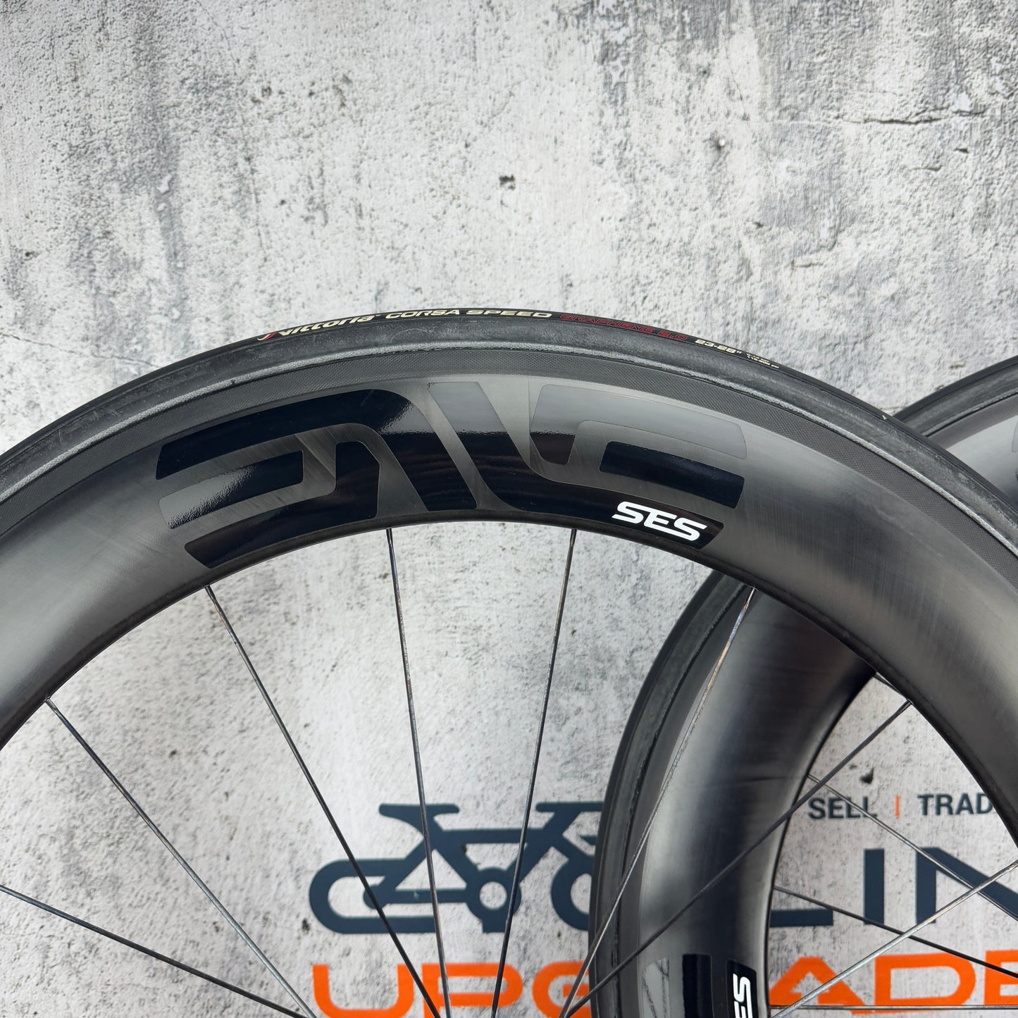 New Enve SES 7.8 Carbon Tubular TT/Triathlon Wheelset 700c Rim Brake Carbon Hubs