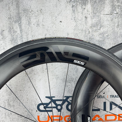 New Enve SES 7.8 Carbon Tubular TT/Triathlon Wheelset 700c Rim Brake Carbon Hubs