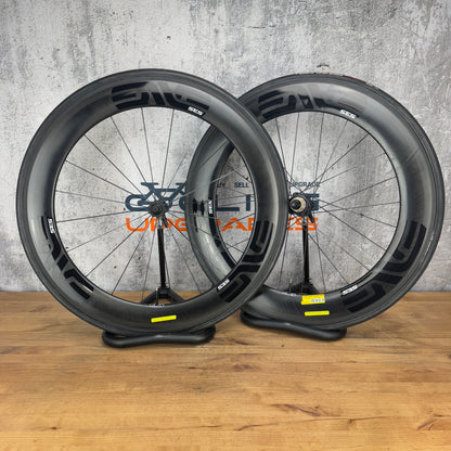 New Enve SES 7.8 Carbon Tubular TT/Triathlon Wheelset 700c Rim Brake Carbon Hubs