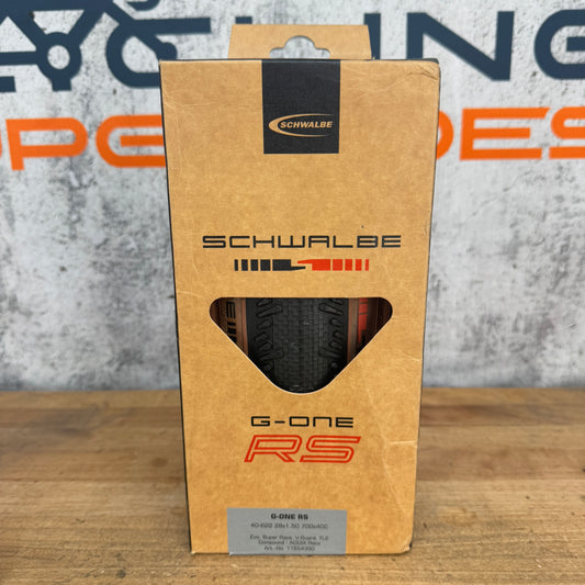 New! Schwalbe G-One RS TLE 700c x 40mm Single Gravel Bike Tire MSRP $88