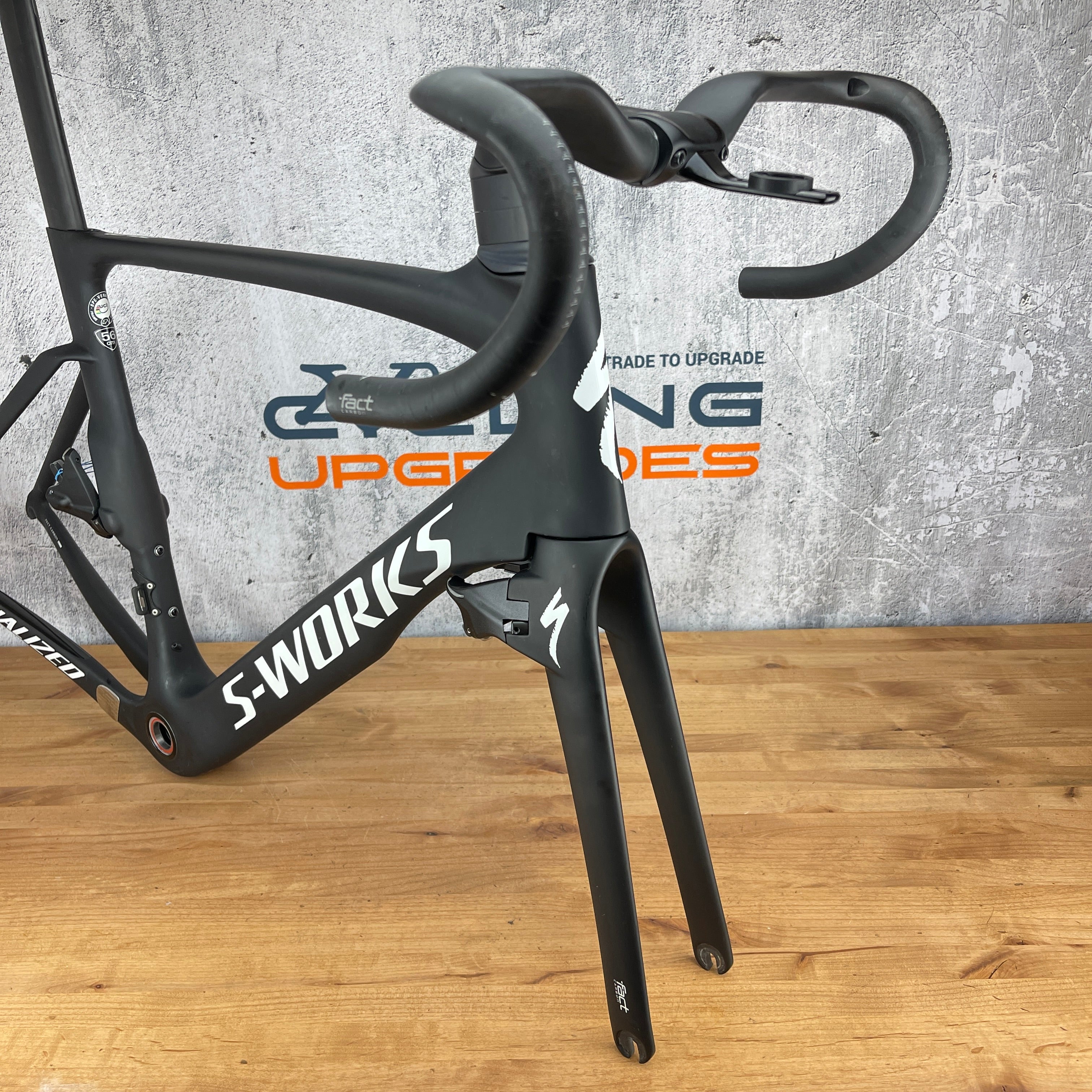 2018 Specialized S Works Venge Vias 56cm Rim Brake Carbon Frameset