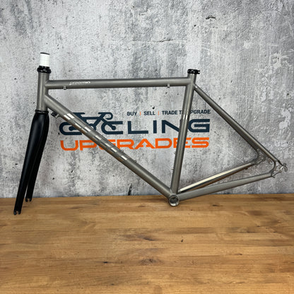 Low Mile! 2014 Guru Praemio Small 53.5cm Rim Brake Titanium Frameset 700c 1815g