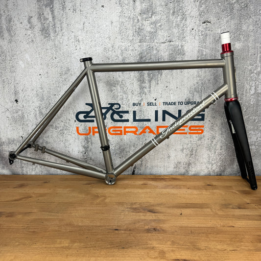 Low Mile! 2018 Independent Fabrication Crown Jewel 58cm Titanium Disc Frameset