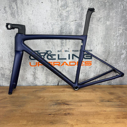 Mint! 2024 Specialized Tarmac SL8 54cm Carbon Disc Frameset 700c Onyx Blue