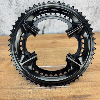 Low Mile! Shimano 54/40t fits FC-09/FC-R9200 110mm BCD 11-Spd Chainring Set 175g