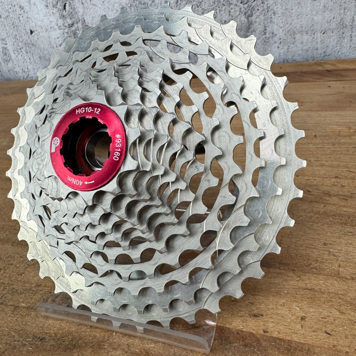 Low Mile! Prestacycle Uniblock PRO Gravel 11-Spd 11-40 Lightweight Cassette 303g