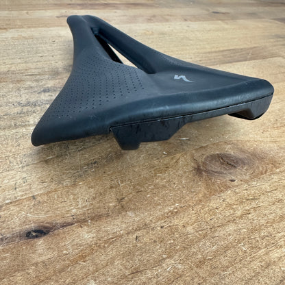 Low Mile! Specialized Power Arc Expert 155mm 7x7mm Hollow Ti Rails Saddle 257g