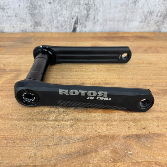 Low Mile! Rotor Aldhu Track 165mm OCP Mount 30mm Road Axle Crank Arms 440g