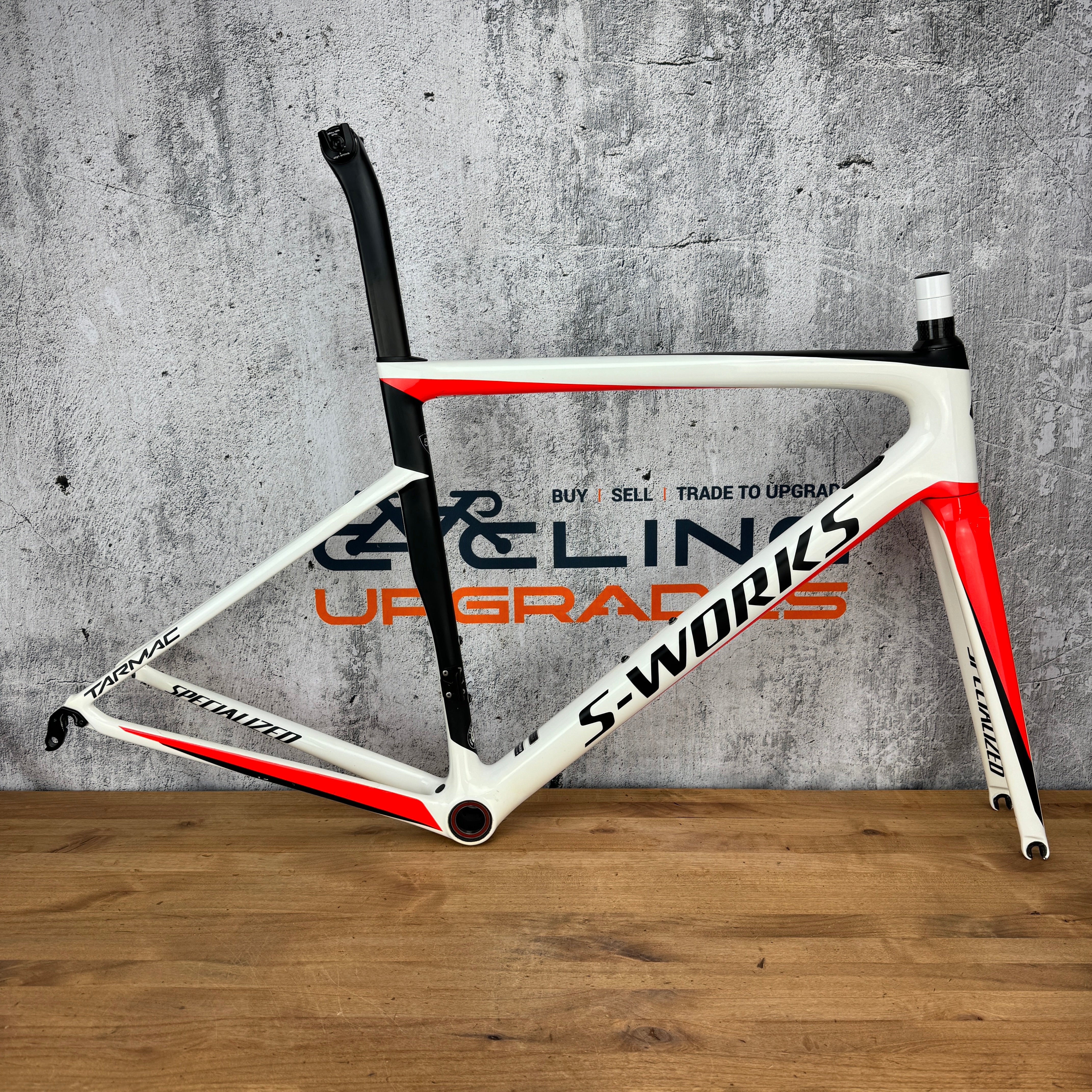 2018 Specialized S-Works Tarmac SL6 54cm Rim Brake Carbon Frameset 700 –  CyclingUpgrades.com