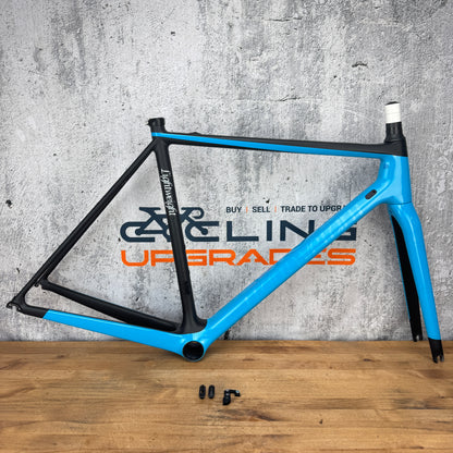 2020 Lightweight Urgestalt 54cm Rim Brake Carbon Blue Frameset 700c 1337g