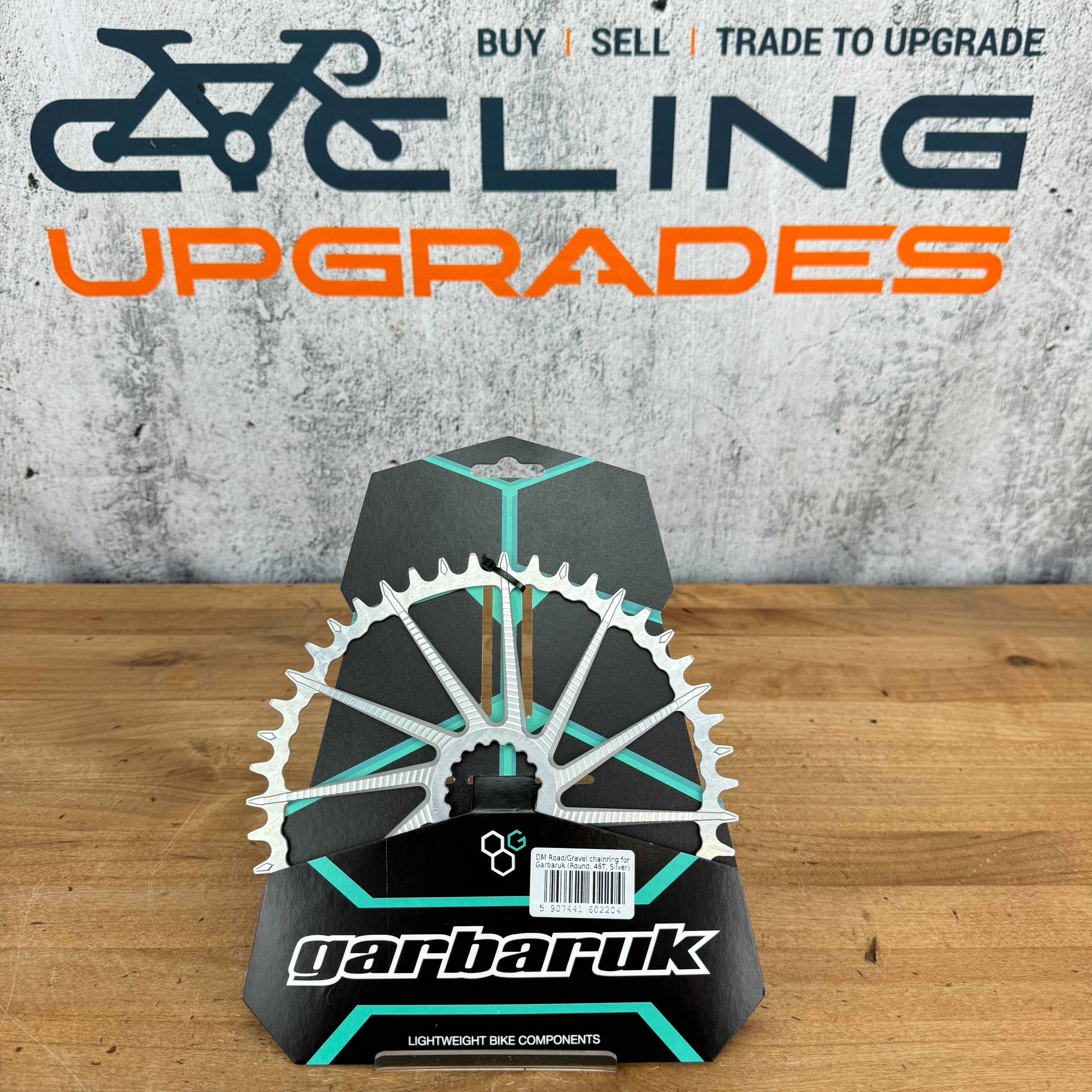 New! Garbaruk 1x 46t Direct Mount Road/Gravel Silver Bike Chainring 90