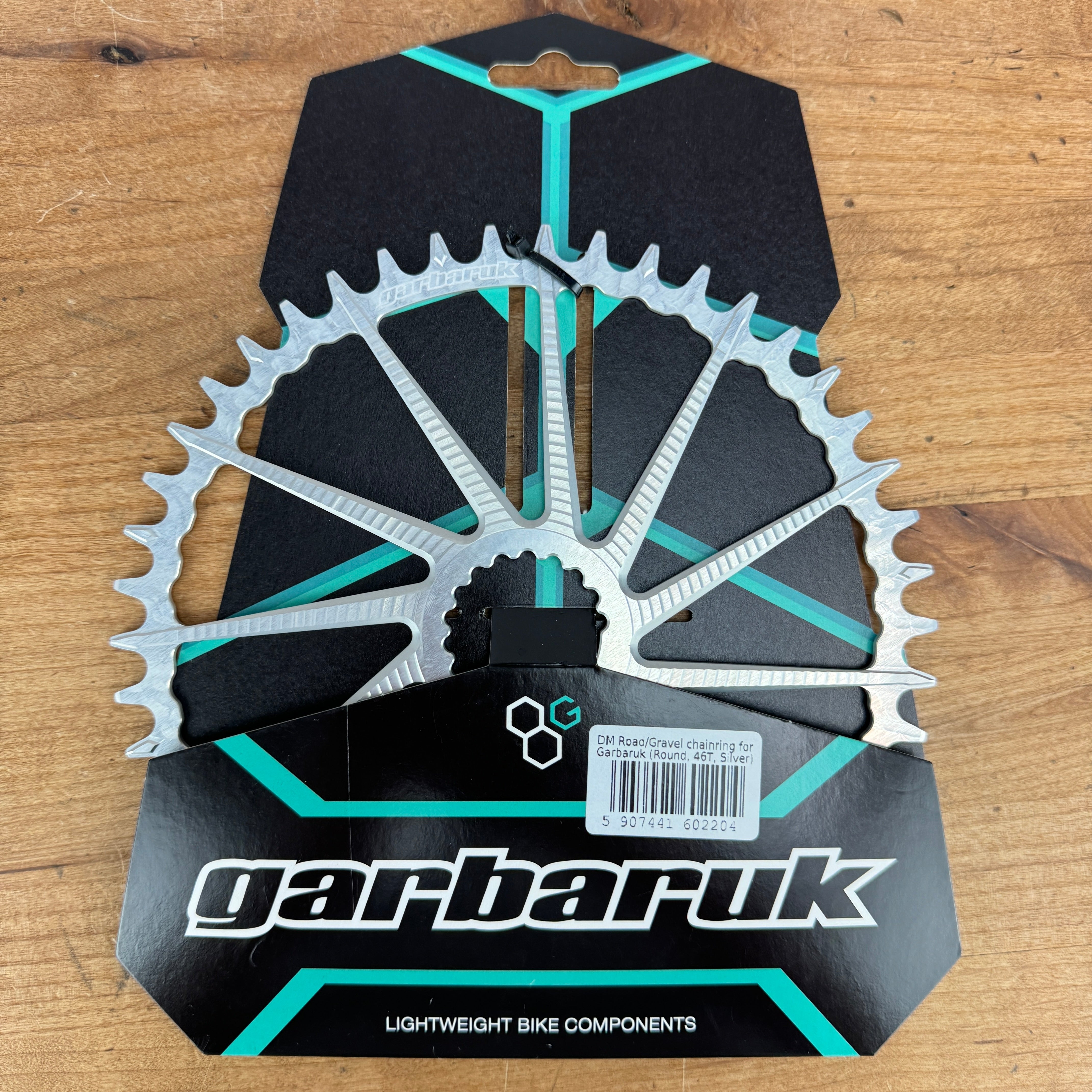 New! Garbaruk 1x 46t Direct Mount Road/Gravel Silver Bike Chainring 90