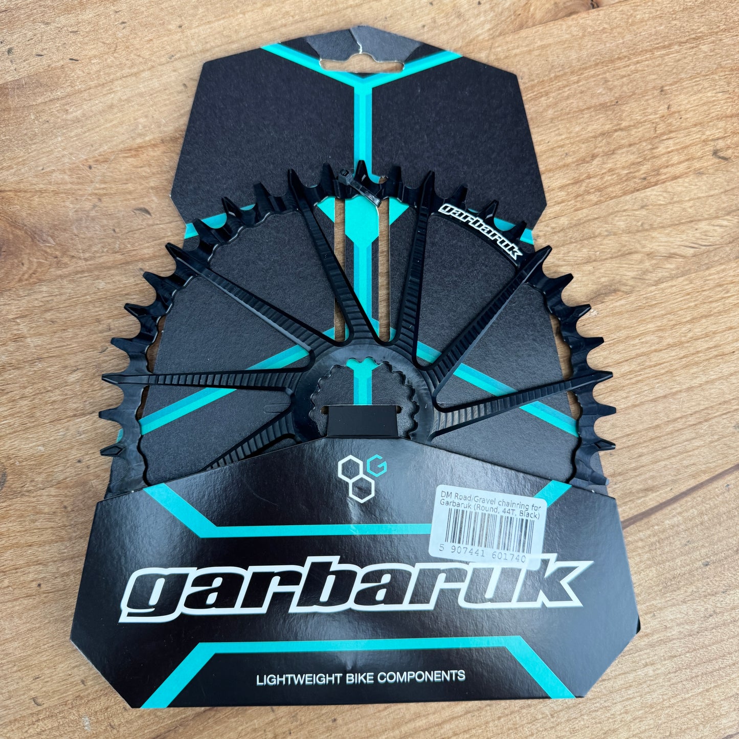 New! Garbaruk 1x 44t Direct Mount Road/Gravel Black Bike Chainring 85g