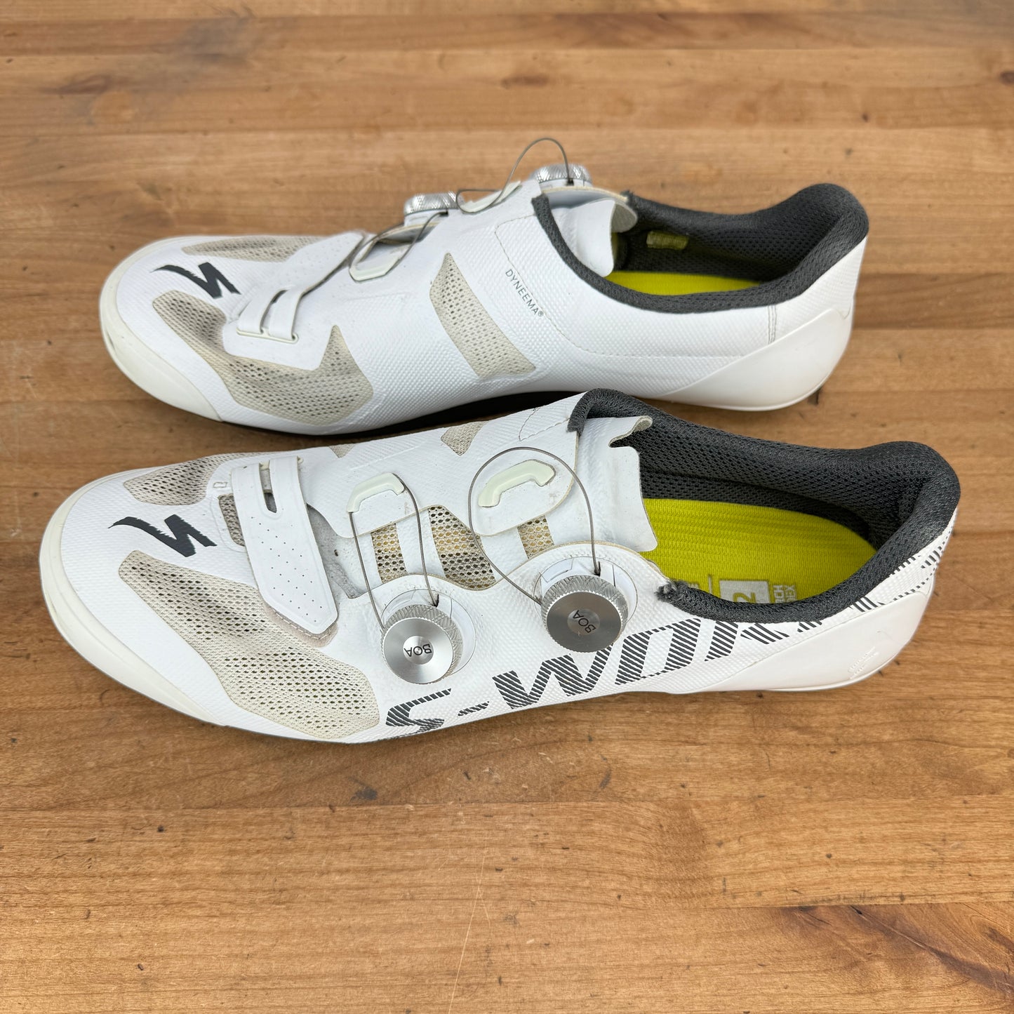 Specialized S-works Vent 47 EU Carbon 3-Bolt White Cycling Shoes W/ Boa 606g